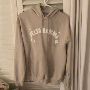 Tan Delta Gamma Hoodie